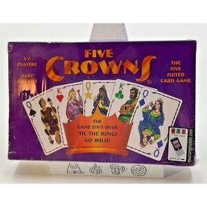 Set Enterprises Five Crowns Card Game 5 Suits Sealed